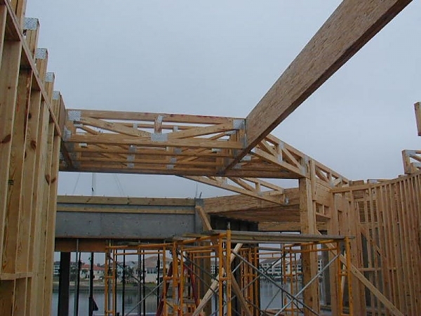 Upper Floor Framing - Trusses and Beams